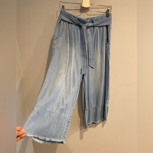 Cloth & Stone Chambray Pant, Elastic Waist Pant, Soft Tencel Pants